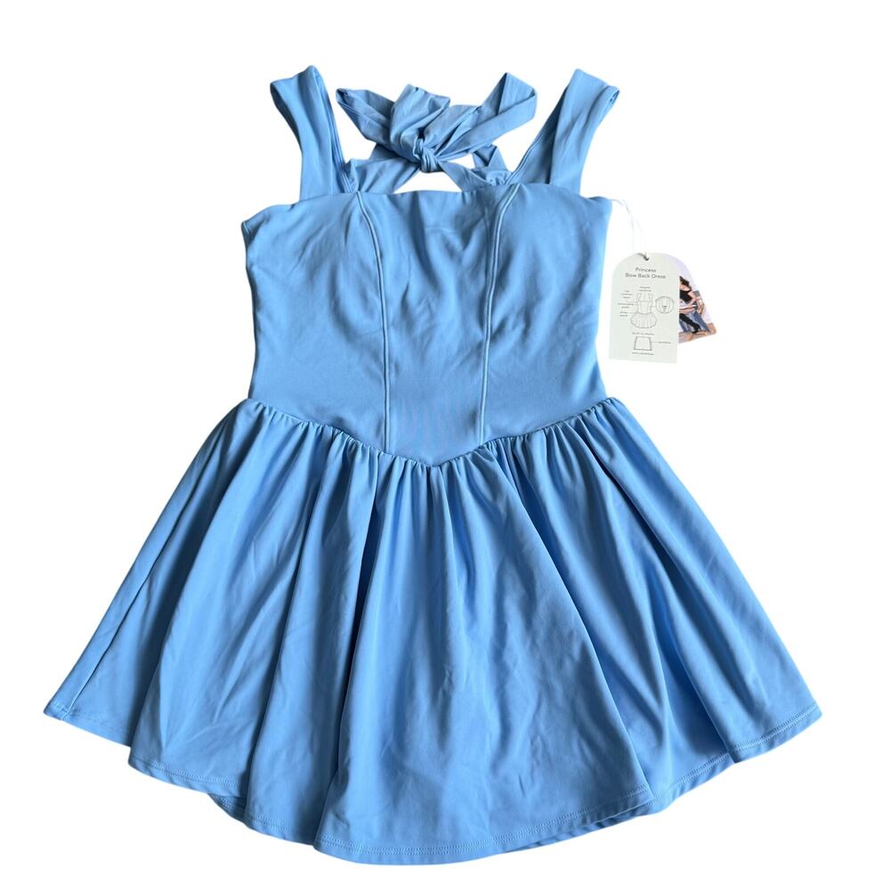 Blogilates Princess Bow Back Dress NWT Size S